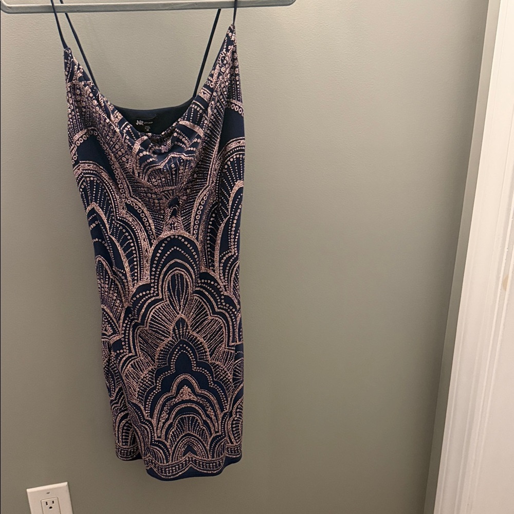 Jump Navy and Pink Mini Dress